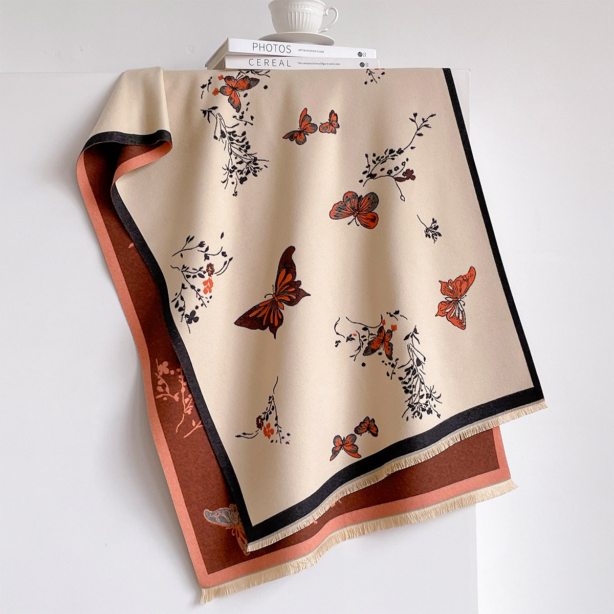 Women Imitation Cashmere Scarf - Woven Scarf Blanket recension och pris