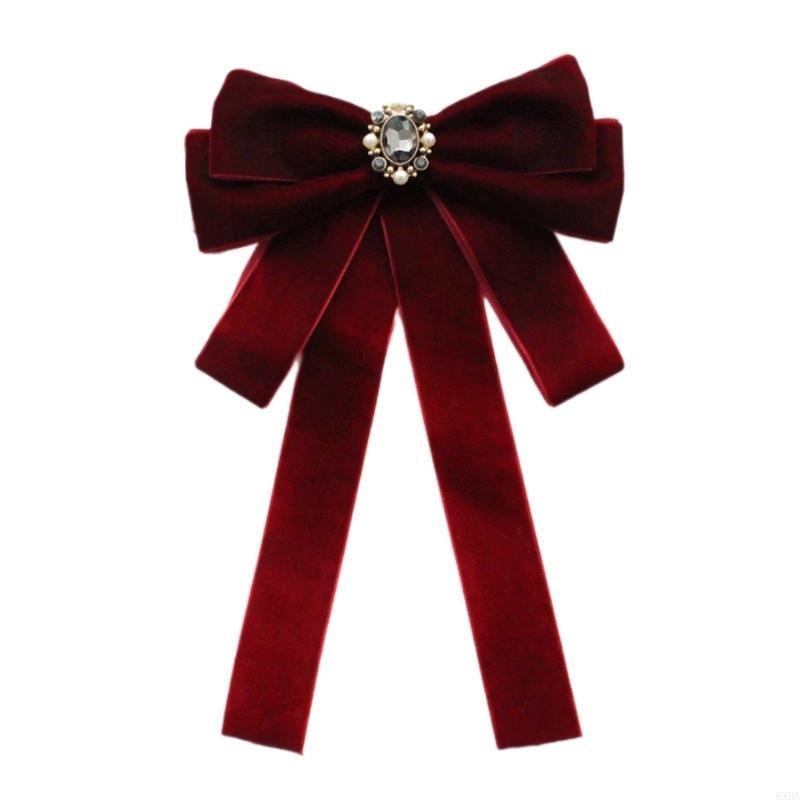 Women Girls Vintage Rhinestone - Bow Tie Pre Tied recension och pris