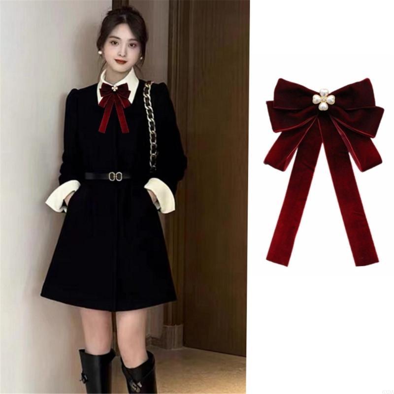 Women Girls Vintage Rhinestone - Bow Tie Pre Tied recension och pris