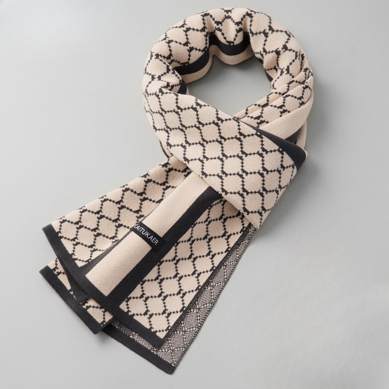 Luxury Brand Winter Imitation  - Muffler Men Wool recension och pris