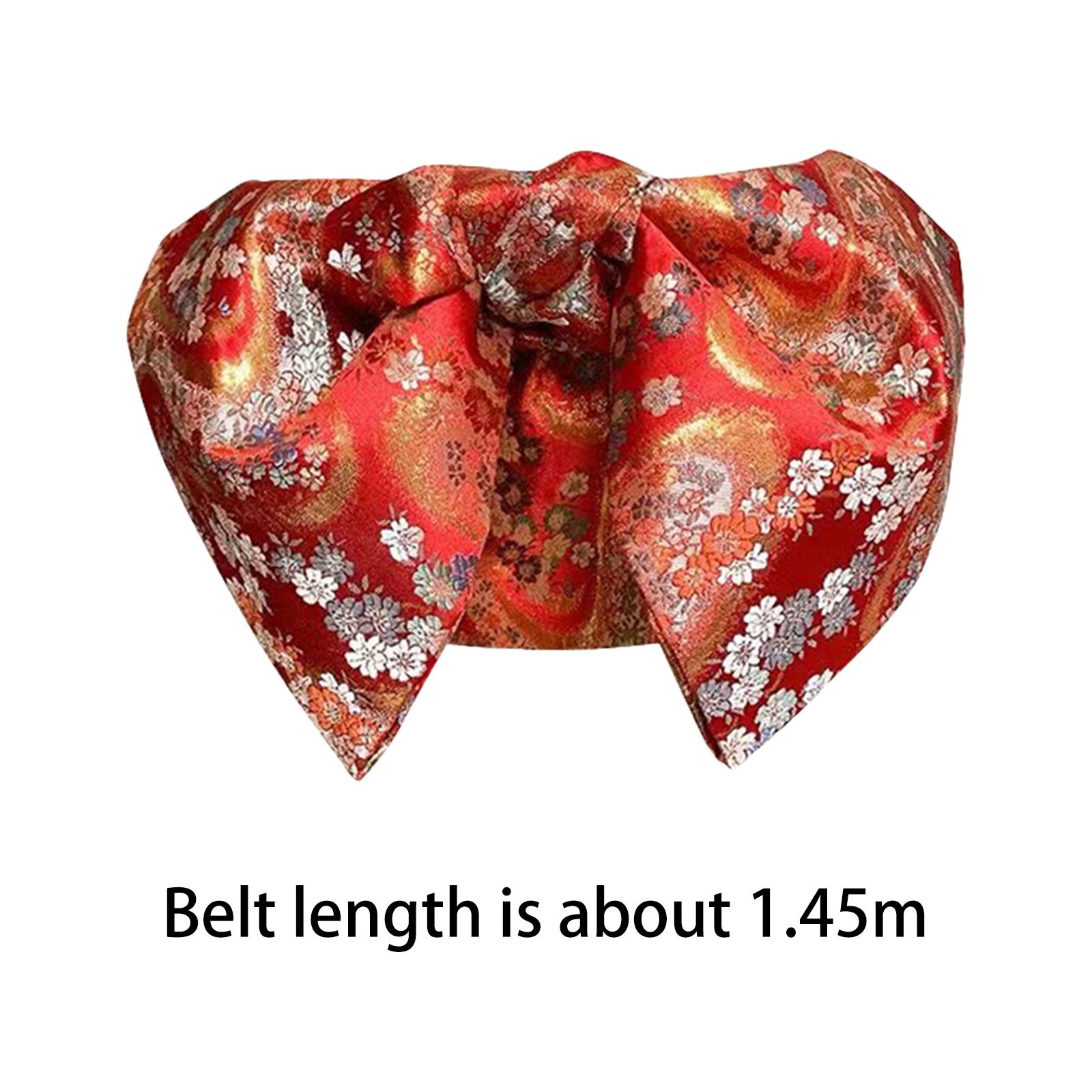 Traditional Japanese Obi Belt  - Bow Tie Pre Tied recension och pris