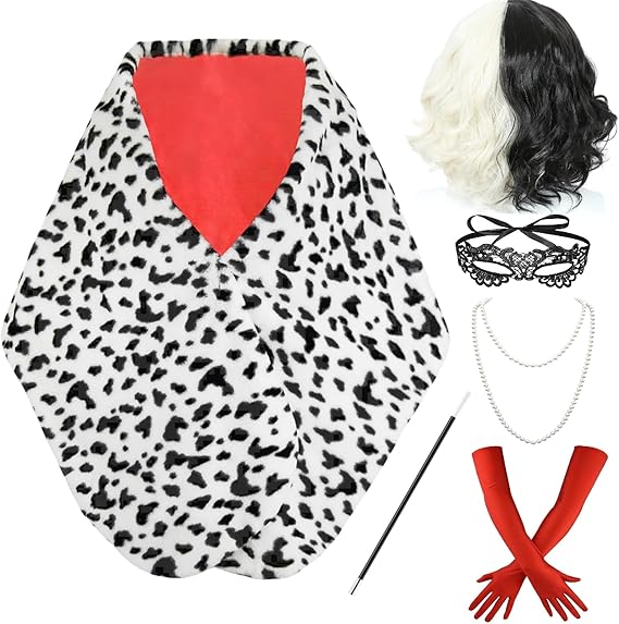 Disfraz Party Women Cruella De - Face Scarf Mask recension och pris